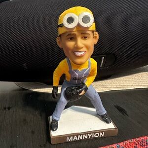 Forever Collectibles Yellow and Blue Baseball Bobblehead - Mannyion